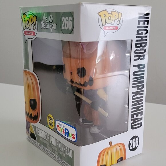 Funko Pop Games Hello Neighbor #557 Neighbor Pumpkinhead - Picture 2 of 4